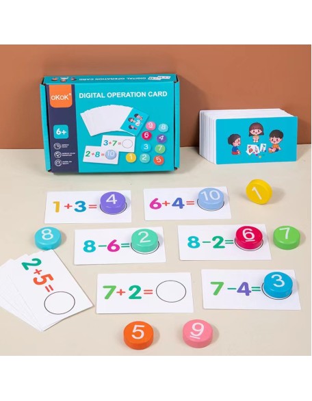 Children's bead counting game