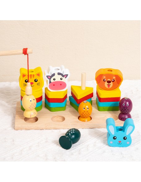 Geometric shape matching educational toys