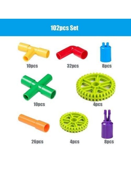 Construction Pipe Building Blocks