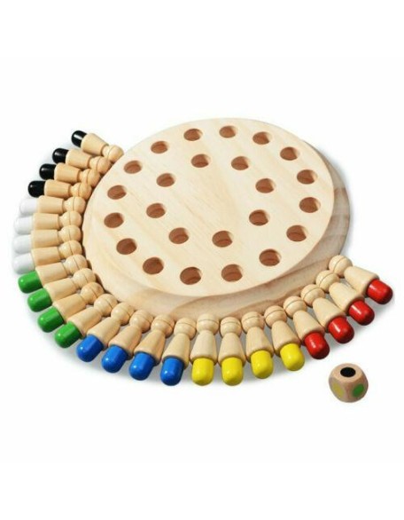 Roundabout Wooden Memory Chess