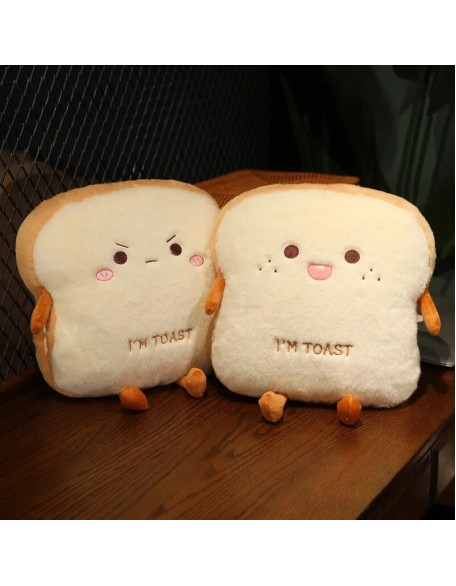 Plush "I'm Toast" handwarmer pillow