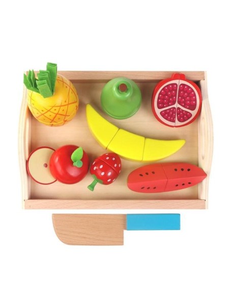 Magnetized Wooden Cutting Food Sets