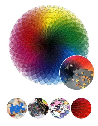 Blazing with Colour Round 1000 piece Jigsaw Puzzles